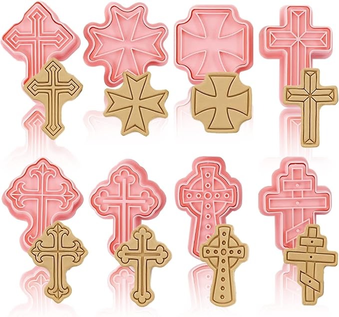 Lot de 8 emporte-pièces Croix - Emporte Piece