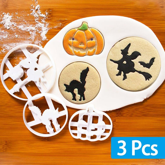 Lot de 3 emporte-pièces imprimés 3D Halloween - Emporte Piece