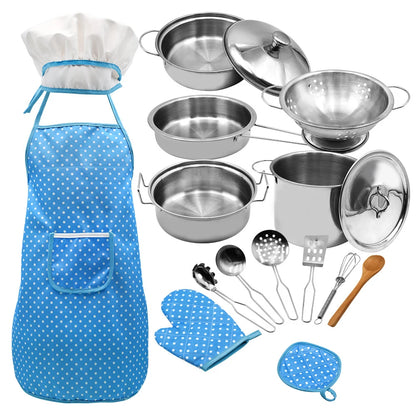 Panoplie complète de Chef Cuisinier pour enfant 17 pièces