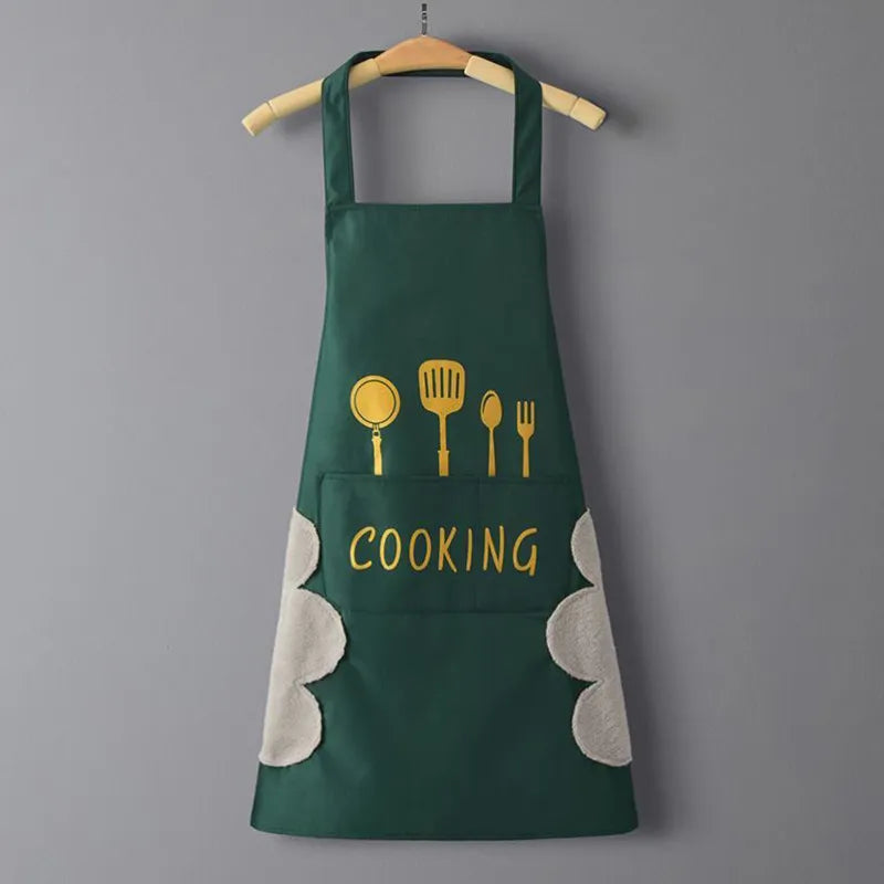 Tablier Cuisine Femme Vert